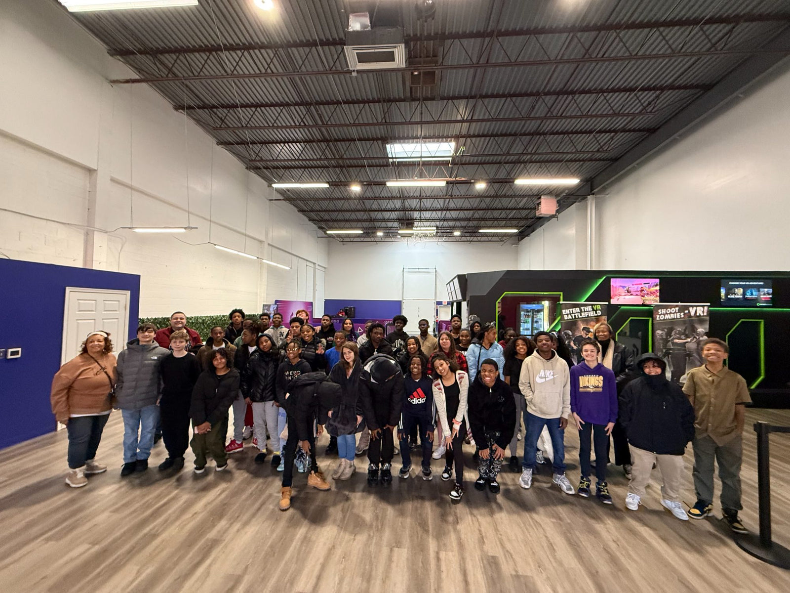 Birthday group at Dream Park