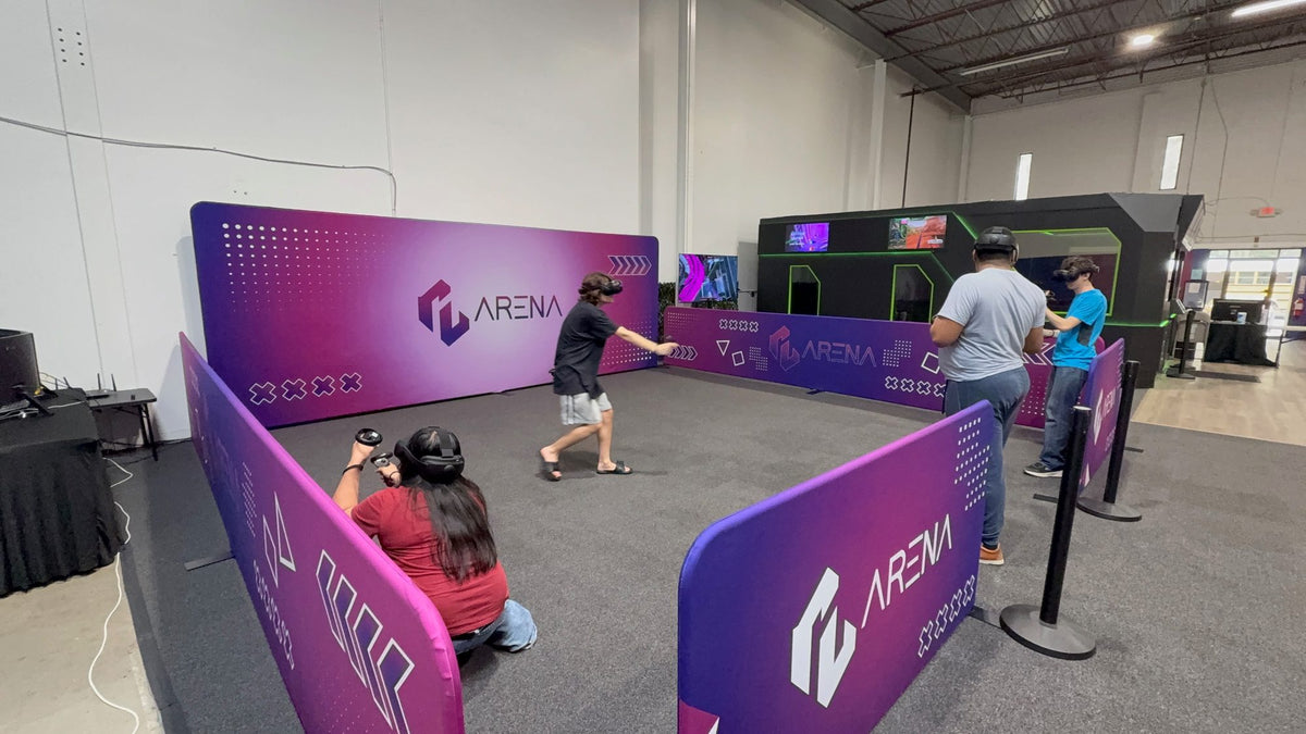 Players spread across the free roam floor