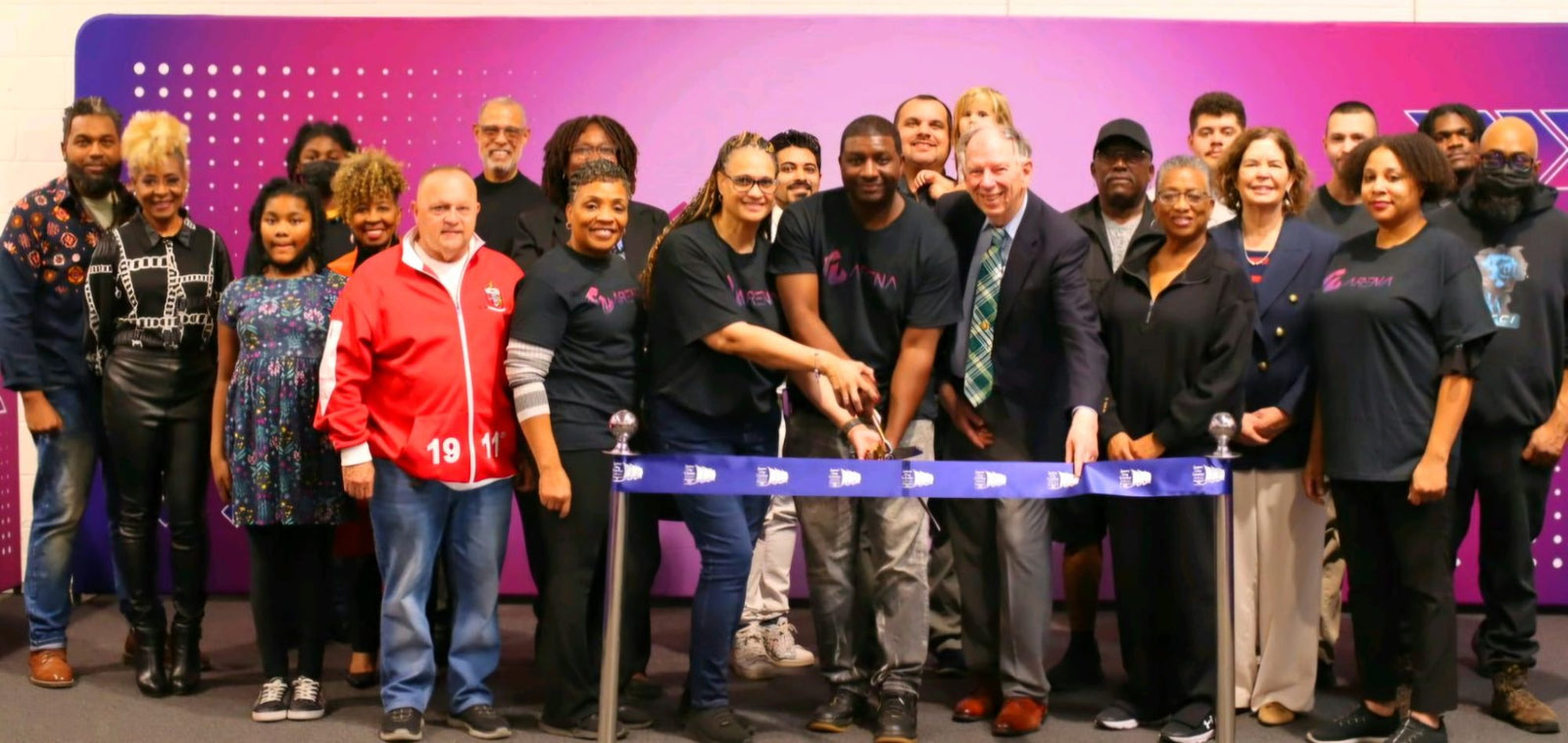RealityLink Arena grand opening ribbon cutting